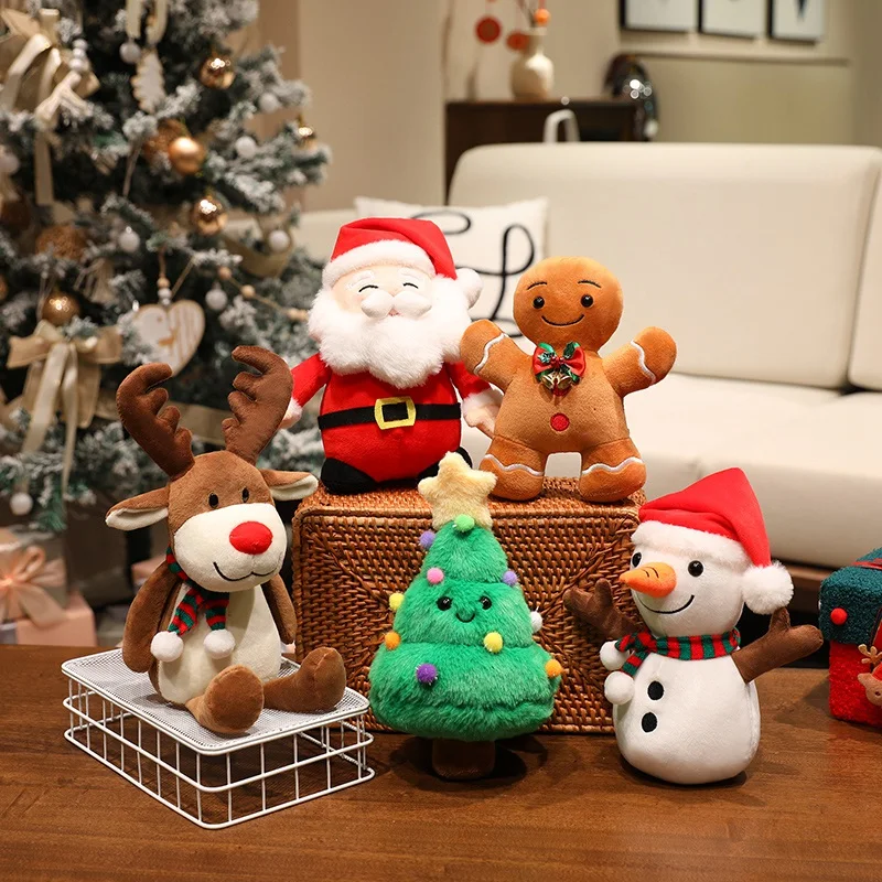 Home Decor Xmas Gifts - 20-30cm Kreative Weihnachtsserie Puppe Lebkuchenmann Weihnachtsmann
