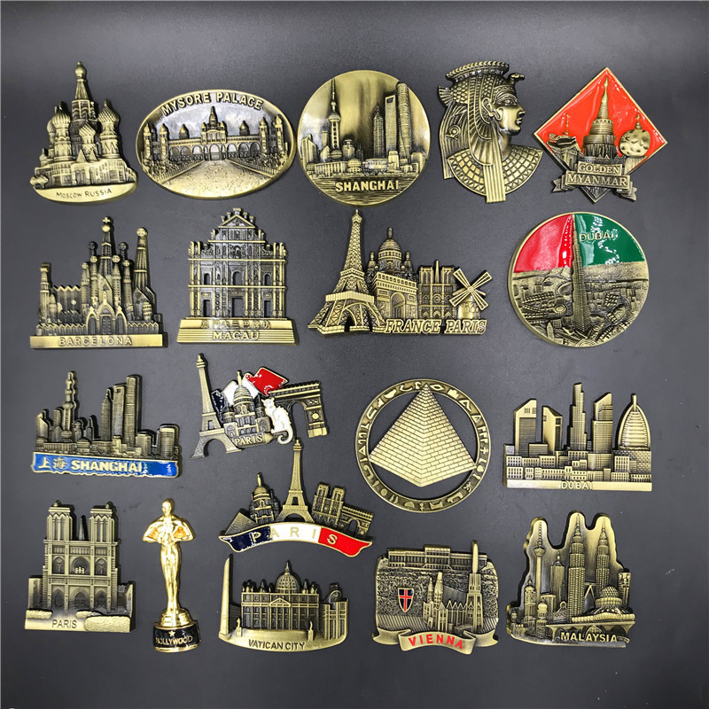 Home Decor Dubai - Frankreich Paris Metall 3D niedlicher Magnet