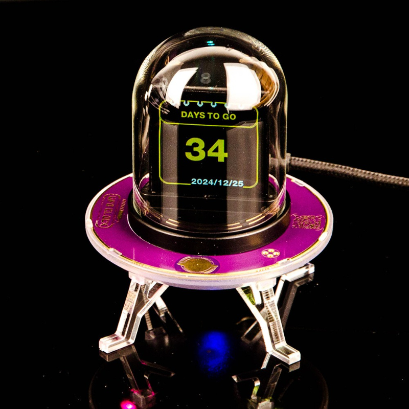 Home Decor Exchange - Multifunktionale WiFi UFO Uhr Wetter Lager