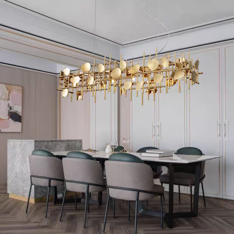 Home Decor Design Ideas - Designer-Deko-Idee Geometrische Linien Pendelleuchten LED-Hängelampe für