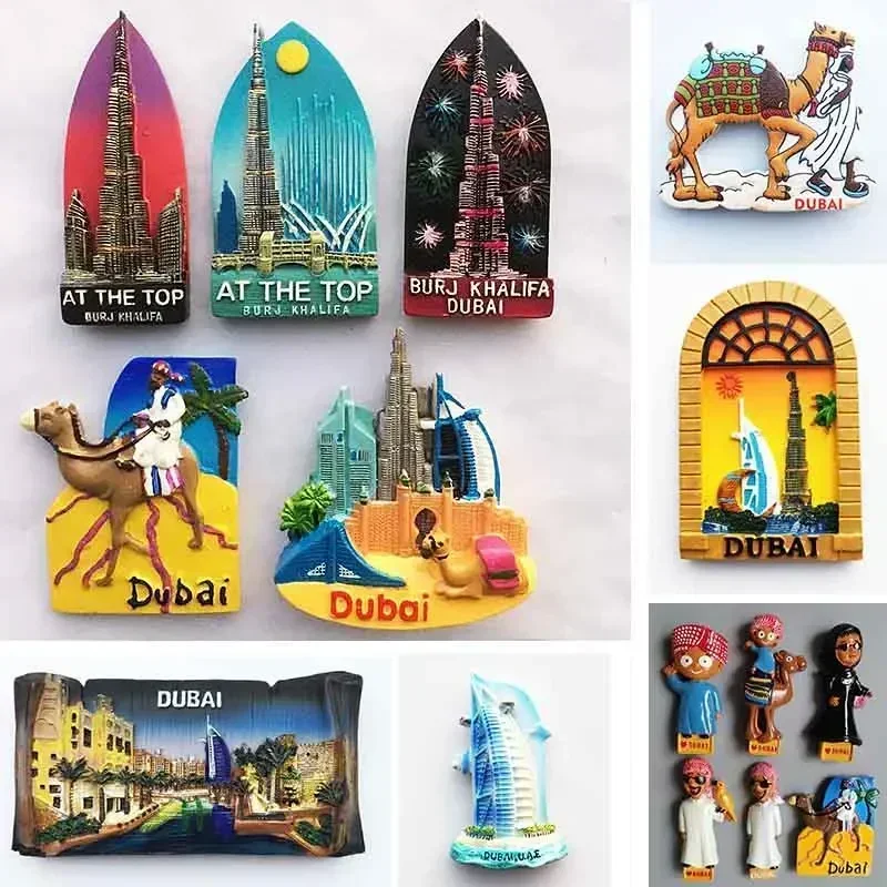 Home Decor Dubai - Dubai Tourist Souvenirs Kühlschrankmagnete Khalifa Tower