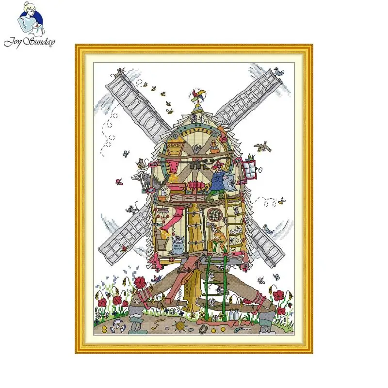 Home Decor Outlet - Joy Sunday Pinwheel Muster Kreuzstichset Heimdekoration