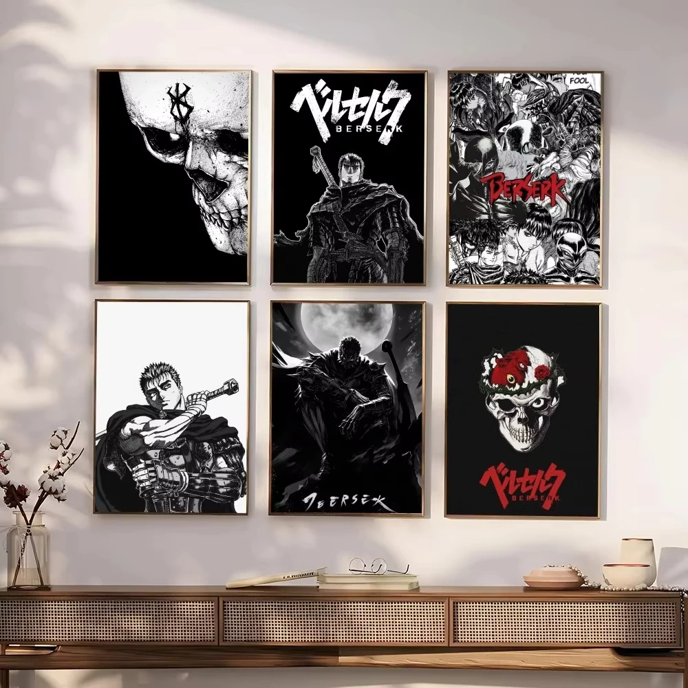 Home Decor Scrap - Anime B-berserk Poster, Papierdruck, für Zuhause,