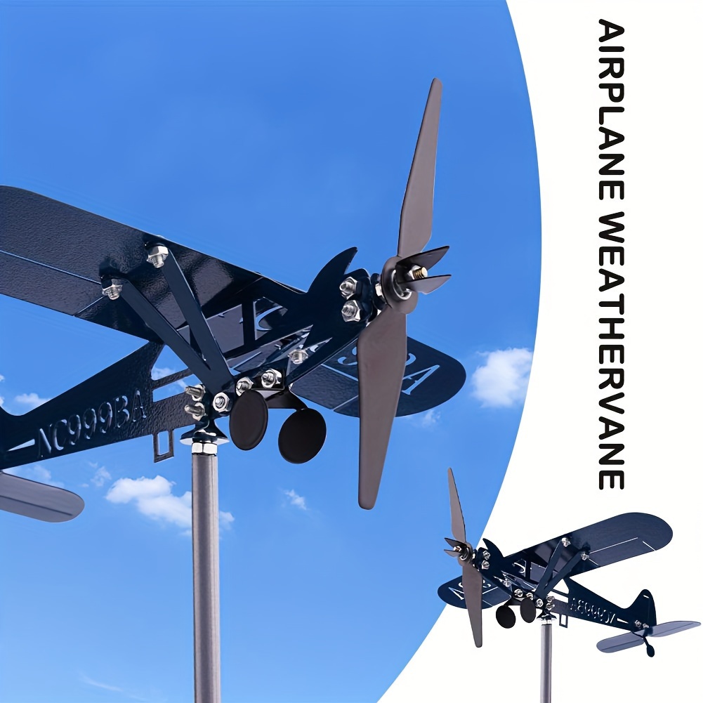 Home Decor Etsy - Metall Flugzeug Wetterfahne 3d Piper J3