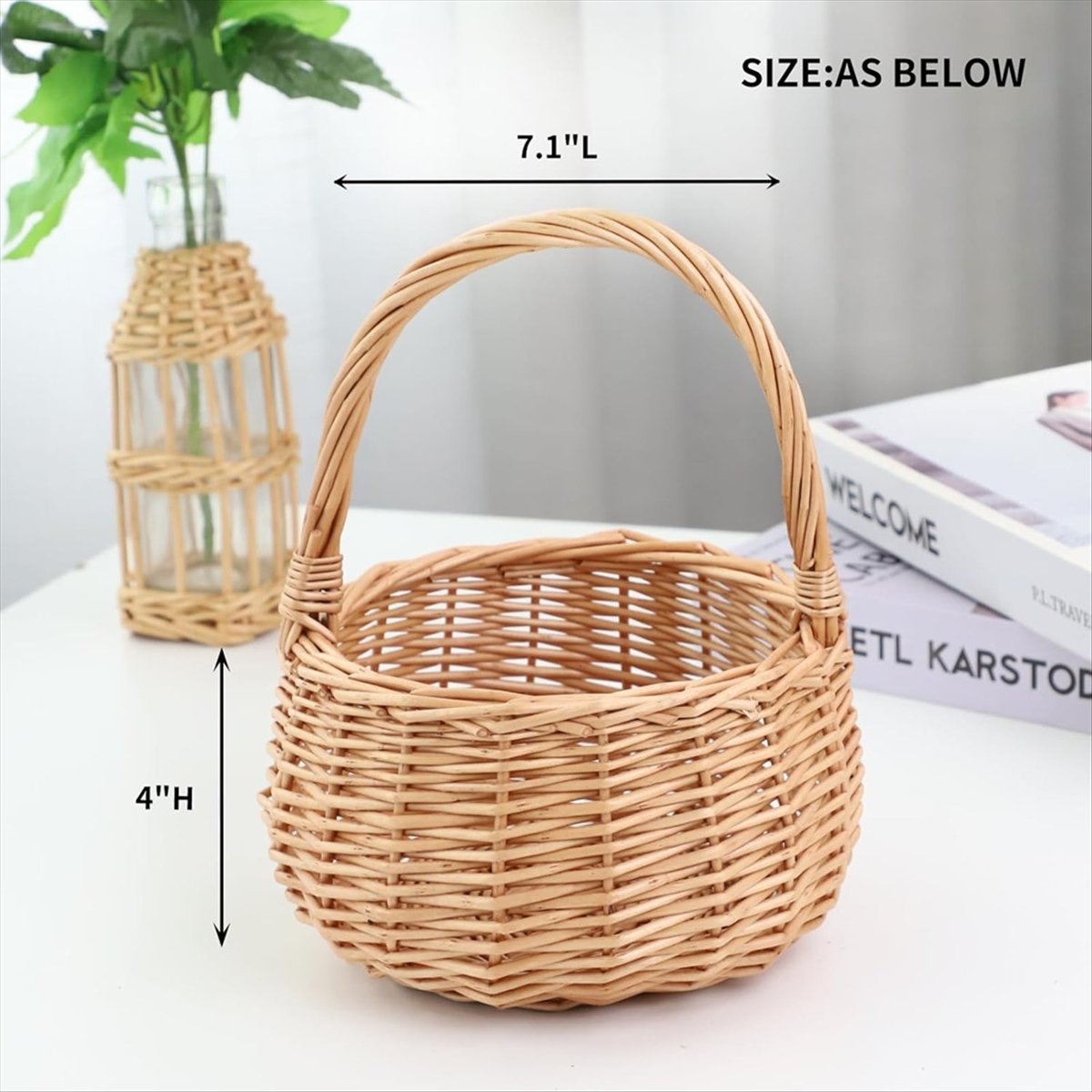 Weidenkorb mit Griff, Weidenko – Home Decor For Wedding Bewertung und Preis