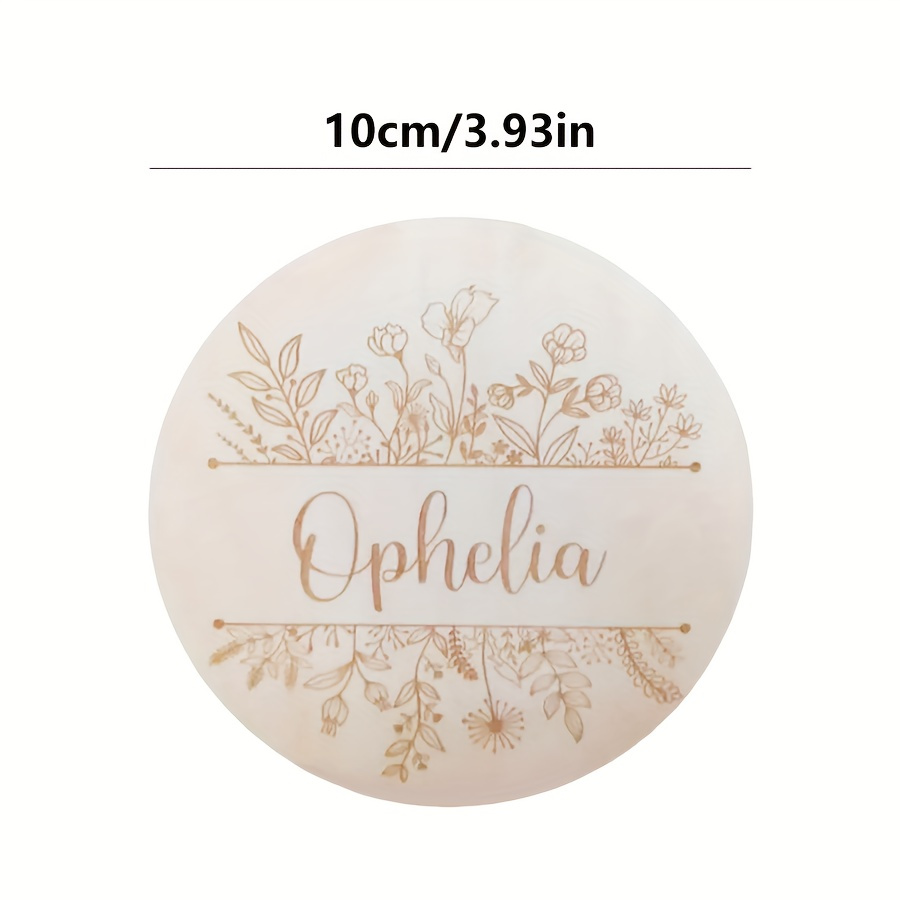 Personalisierte Blumen-Gravur  – Home Decor For Wedding Bewertung und Preis