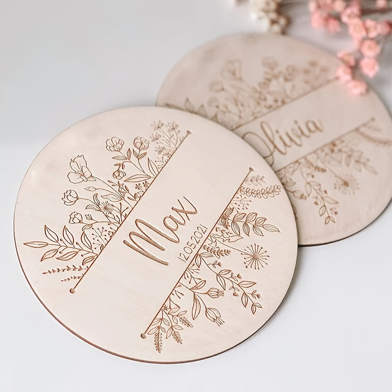 Personalisierte Blumen-Gravur  – Home Decor For Wedding Bewertung und Preis