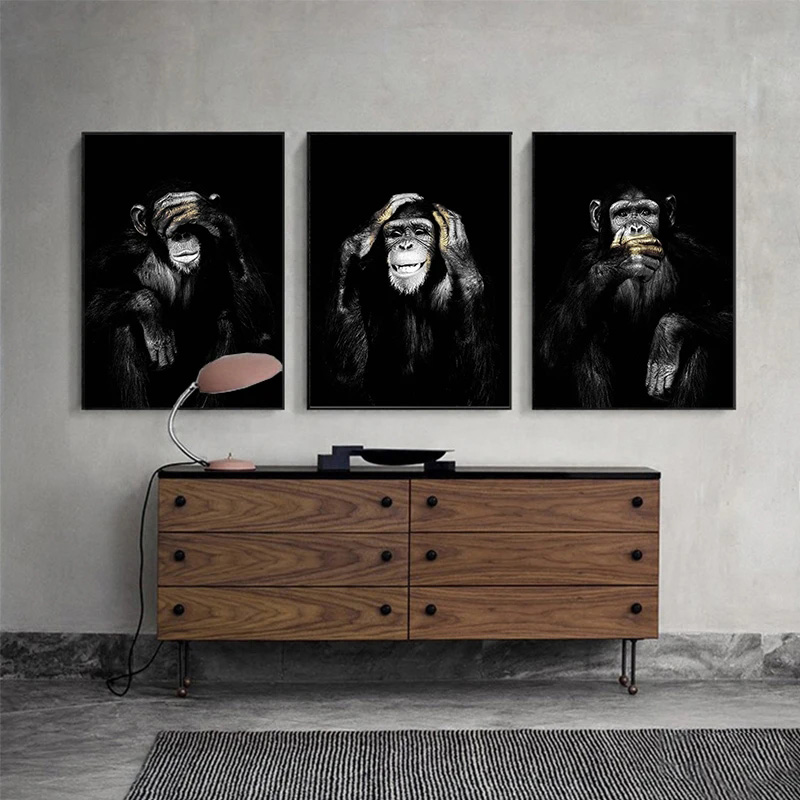 Lustiger Affe, HD-Poster, Lein – Home Decor Mirror Bewertung und Preis