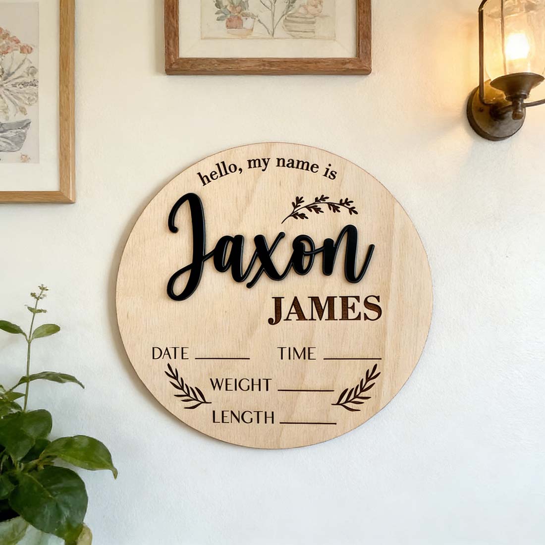 1 Stück personalisiertes Baby- – Home Decor For Wedding Bewertung und Preis