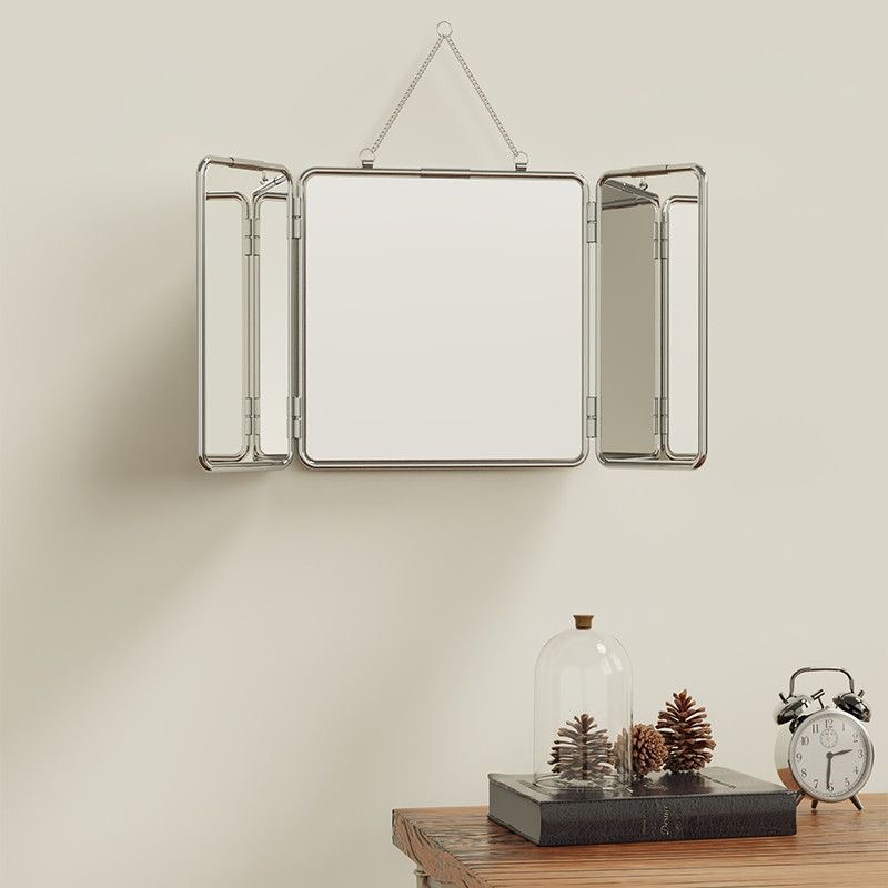 Ins Style Quadratischer dreifa – Home Decor Mirror Bewertung und Preis