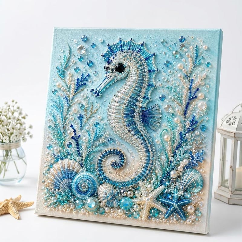 Ozean-Thema Perlen-Kunst DIY-S – Home Decor Etsy Bewertung und Preis