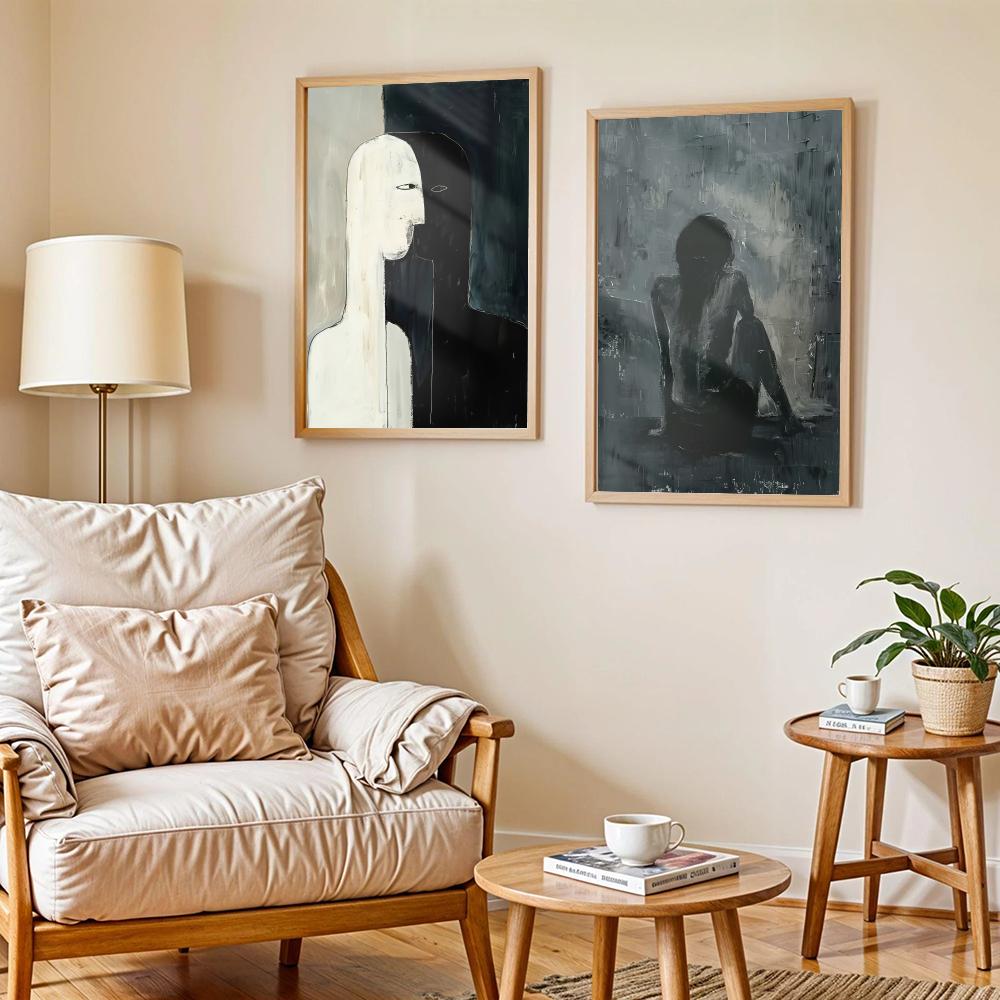 Dunkle Gemälde-Kunstdesign-Pos – Home Decor Design Ideas Bewertung und Preis