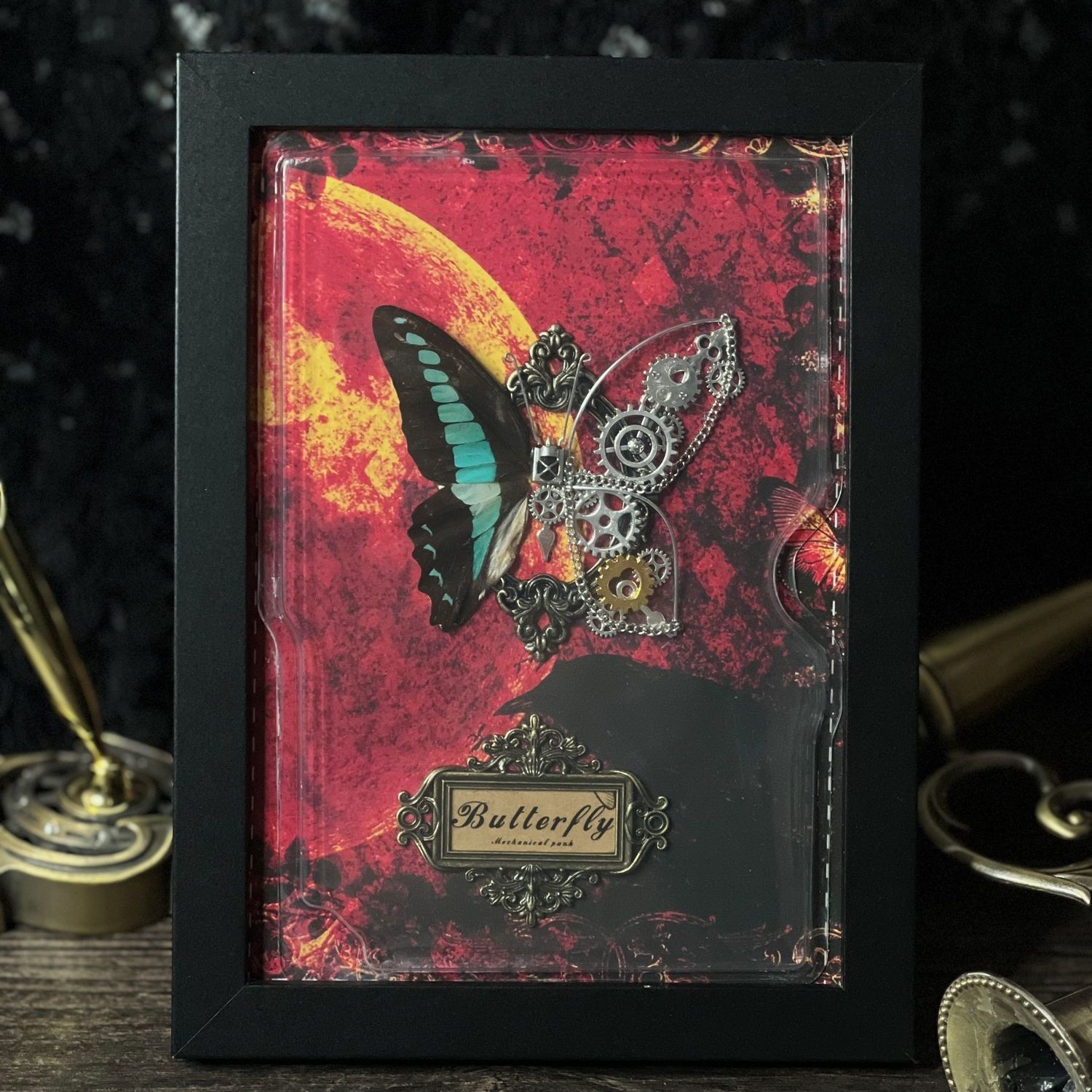 Steampunk Schmetterlingsrahmen – Home Decor Mirror Bewertung und Preis