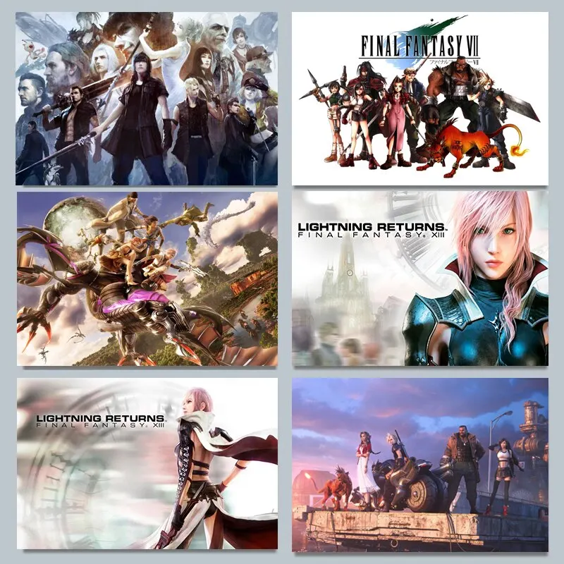 Final Fantasy VII Vaporwave Le – Home Decor Video Bewertung und Preis