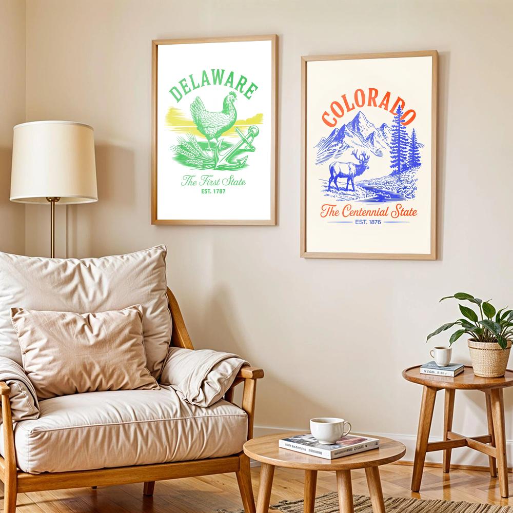 Tiermotiv US-Staaten Kunst-Des – Home Decor Design Ideas Bewertung und Preis