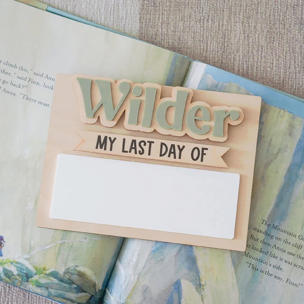 1 Stück personalisierte Holz-N – Home Decor For Wedding Bewertung und Preis
