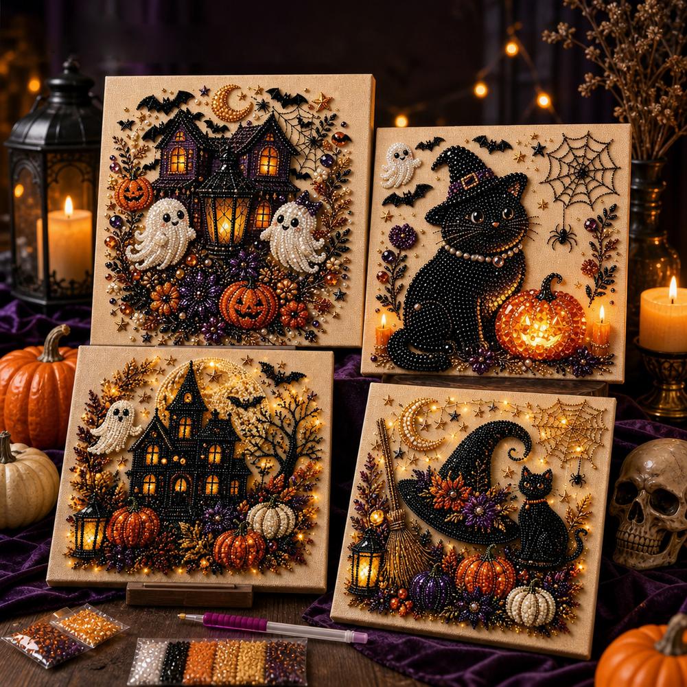 Halloween Geist & Kürbis 3D Pe – Home Decor Etsy Bewertung und Preis