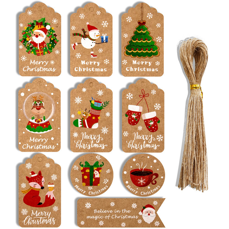 50 stücke Frohe Weihnachten Da – Home Decor Xmas Gifts Bewertung und Preis