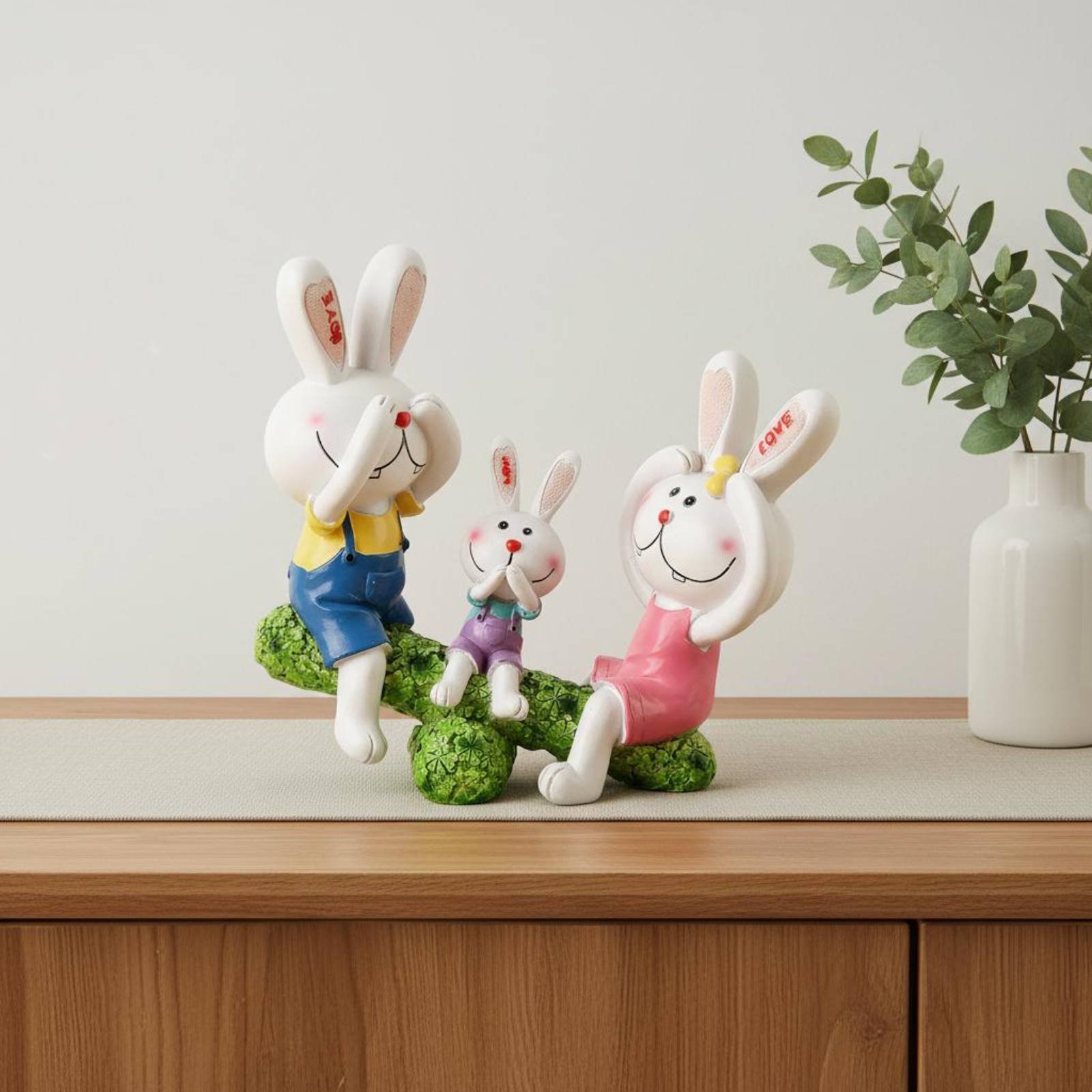 Hasen-Statue aus Kunstharz im  – Home Decor Design Ideas Bewertung und Preis