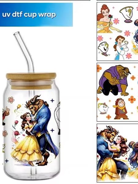 Cartoon-Prinzessin UV-DTF-Bech – Home Decor Etsy Bewertung und Preis