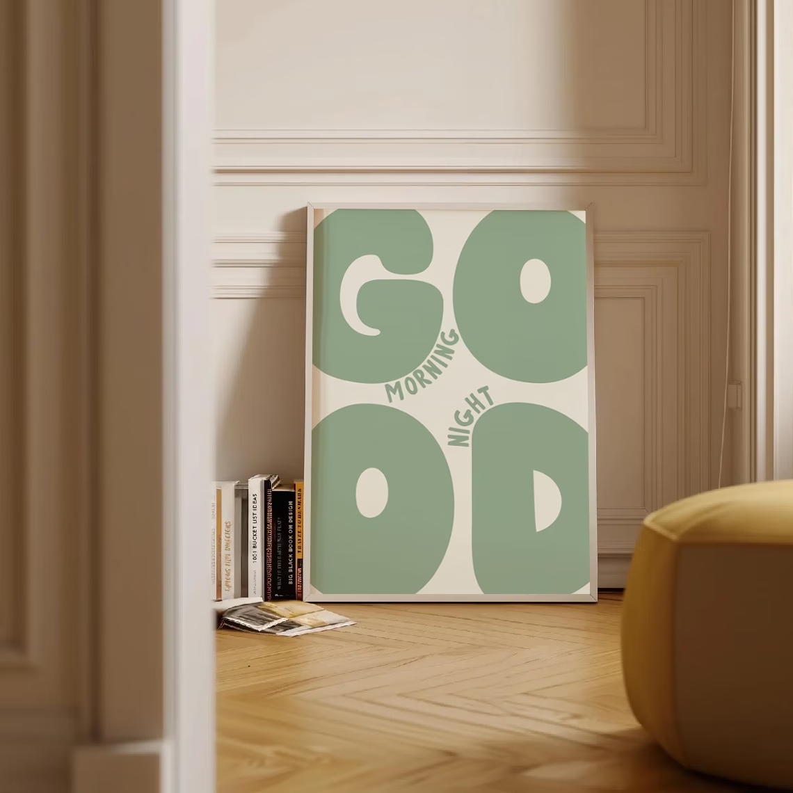 Moderne grüne Wandkunst mit Gu – Home Decor Green Bewertung und Preis
