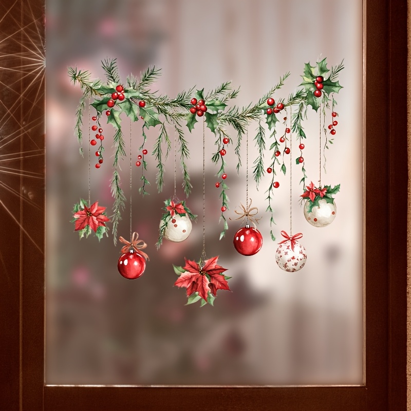 Weihnachts-Fenster-Aufkleber,  – Home Decor Xmas Gifts Bewertung und Preis