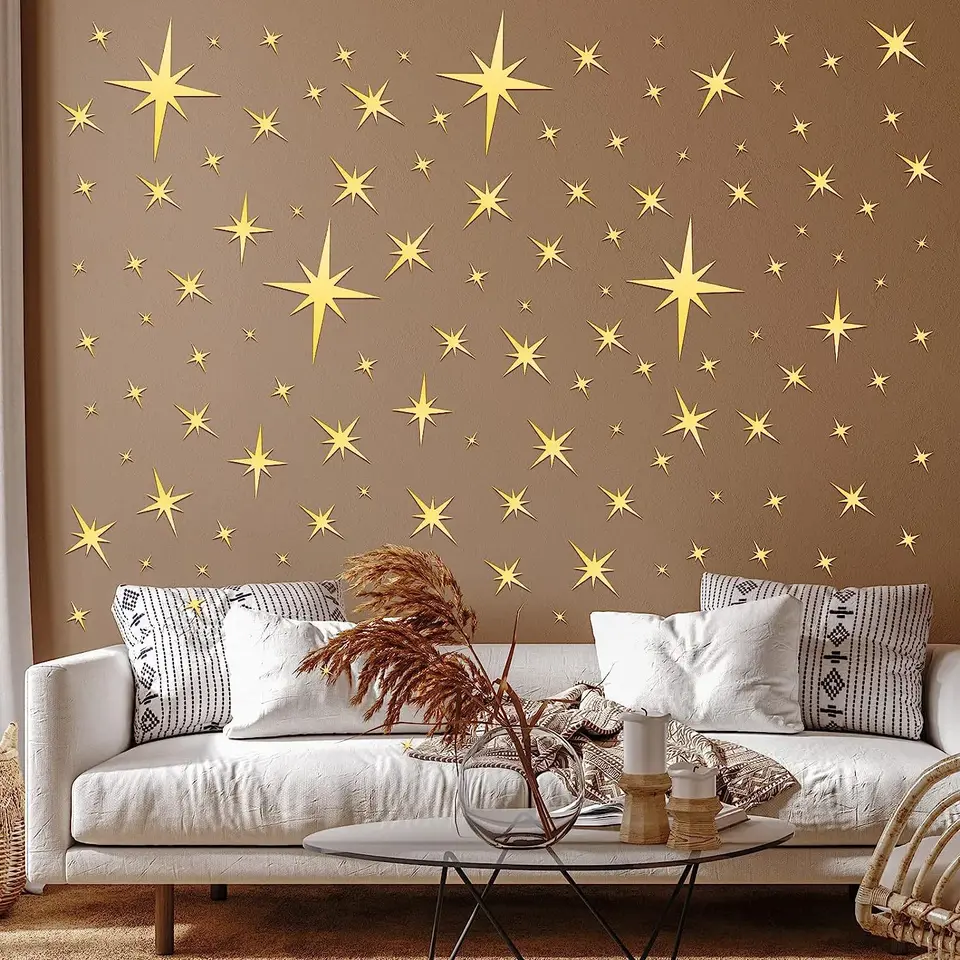 3D sternförmiges Acryl-Spiegel – Home Decor Mirror Bewertung und Preis