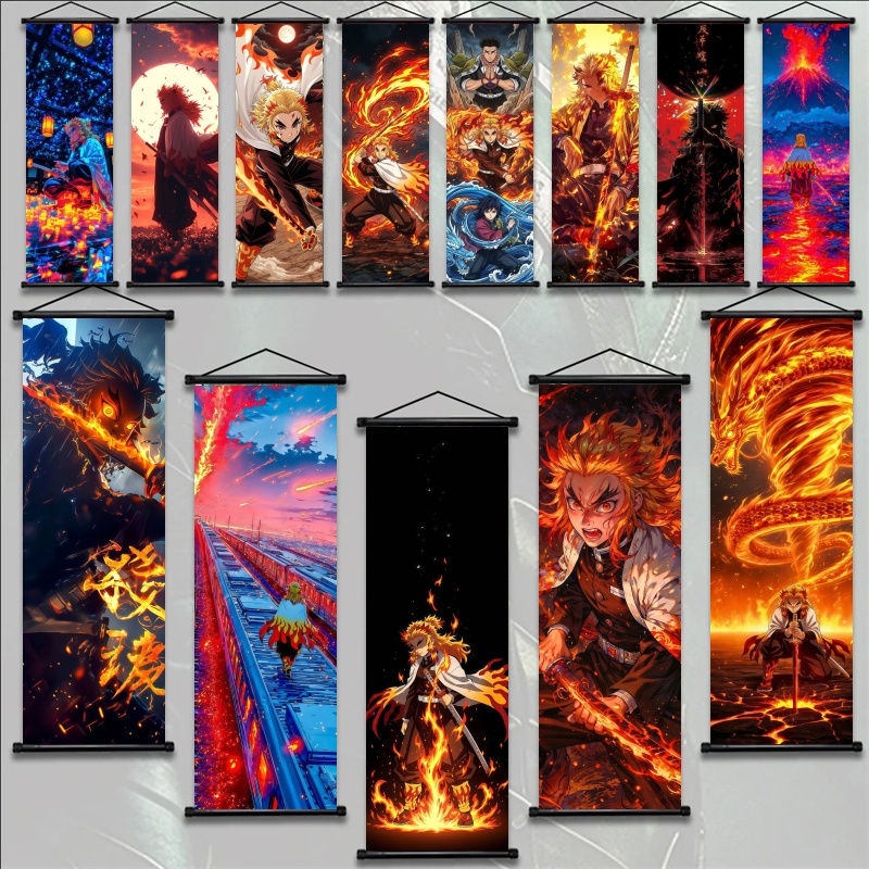 Demon Slayer Kyojuro Rengoku H – Home Decor Furniture Bewertung und Preis
