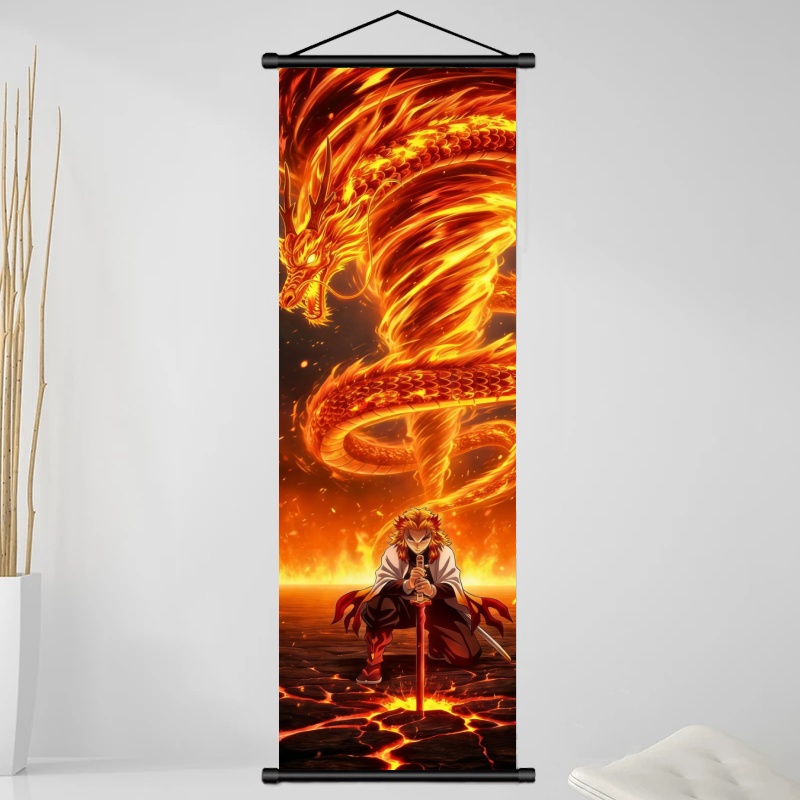 Demon Slayer Kyojuro Rengoku H – Home Decor Furniture Bewertung und Preis