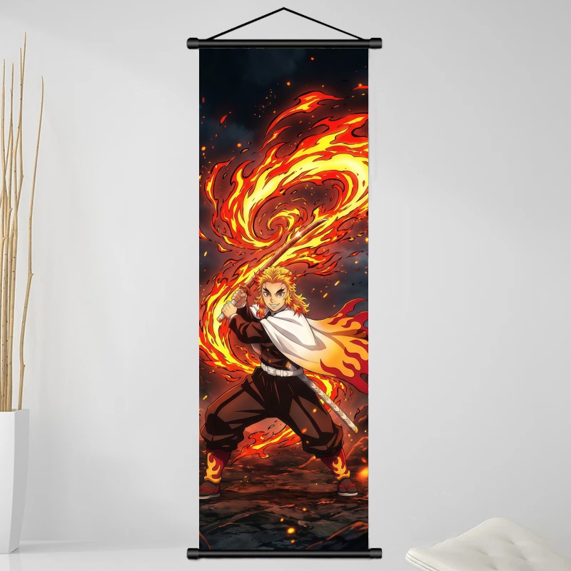Demon Slayer Kyojuro Rengoku H – Home Decor Furniture Bewertung und Preis