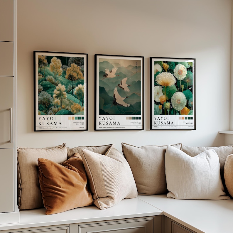 1/3 Stück japanische Yayoi Kus – Home Decor Green Bewertung und Preis