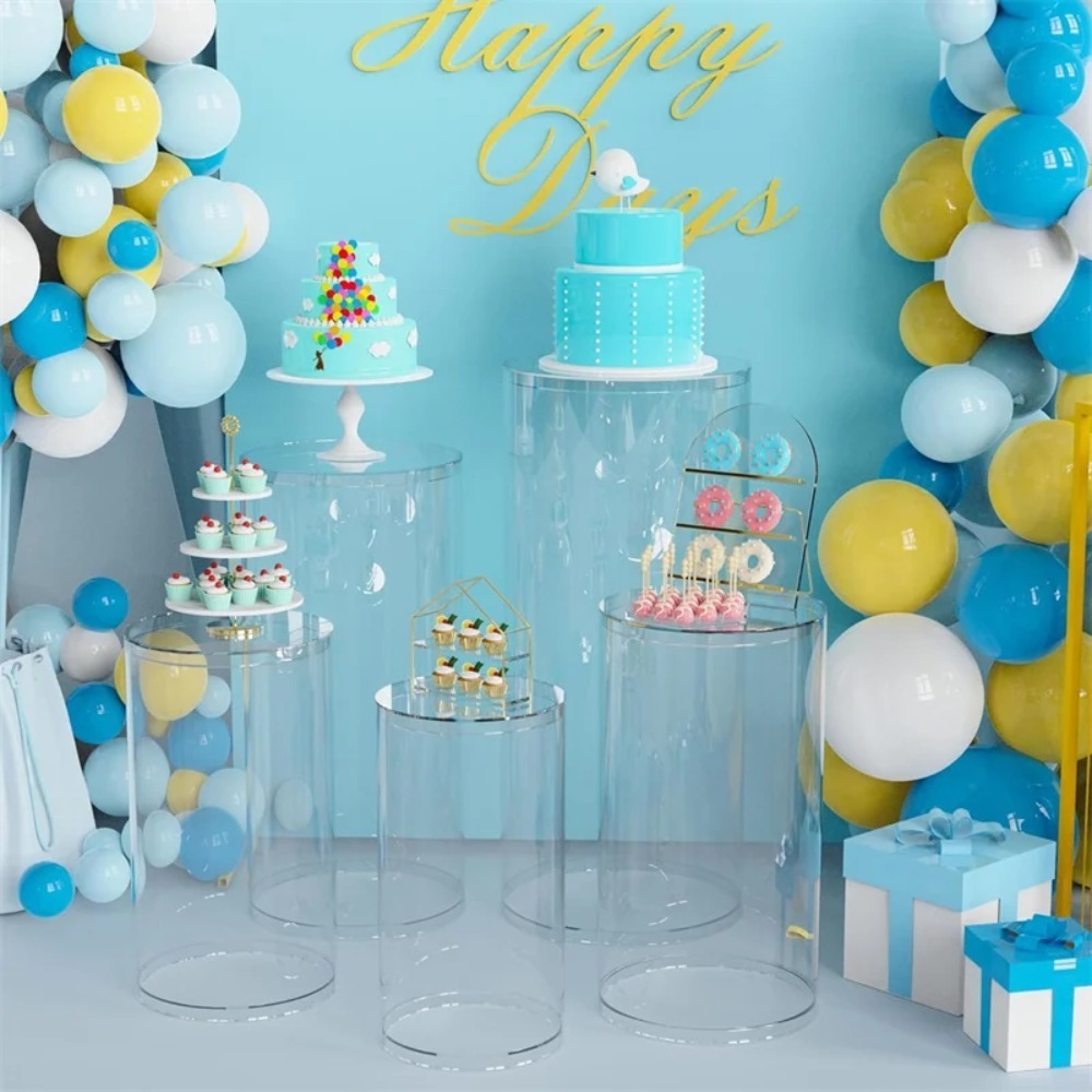 3/5 Stück Weiße Zylinderförmig – Home Decor For Wedding Bewertung und Preis