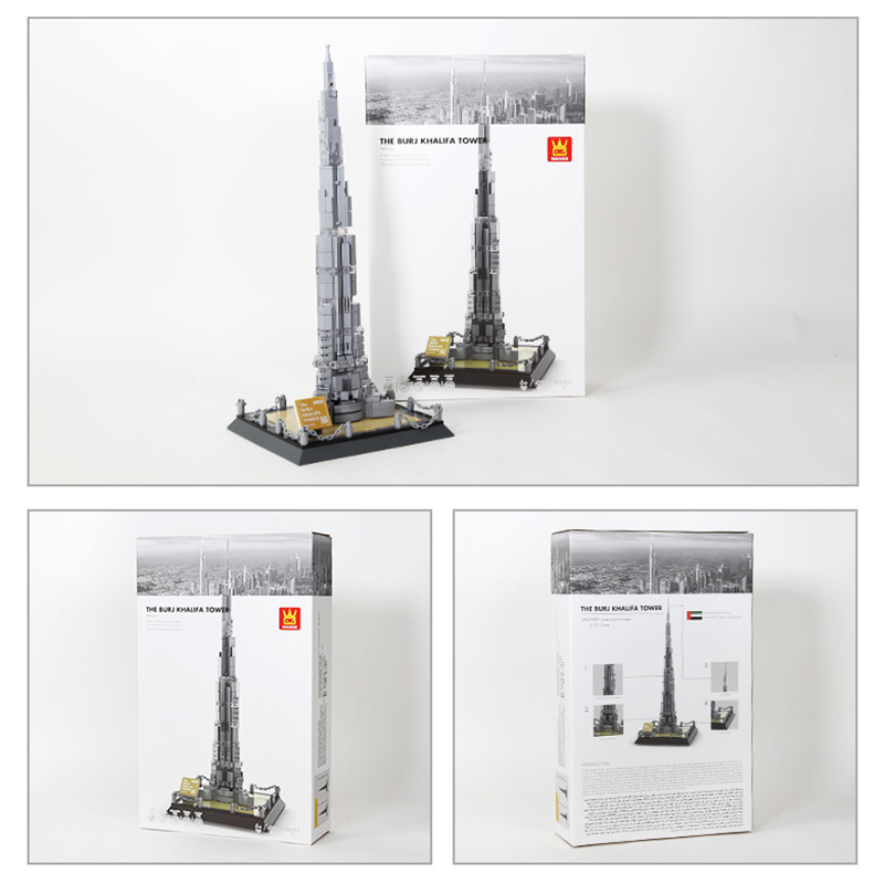 555-teiliges Dubai Burj Khalif – Home Decor Dubai Bewertung und Preis