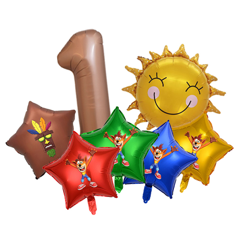 Crash Bandicoot Latex-Ballon-S – Home Decor Video Bewertung und Preis