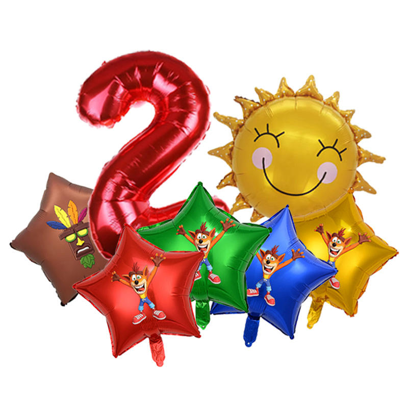Crash Bandicoot Latex-Ballon-S – Home Decor Video Bewertung und Preis