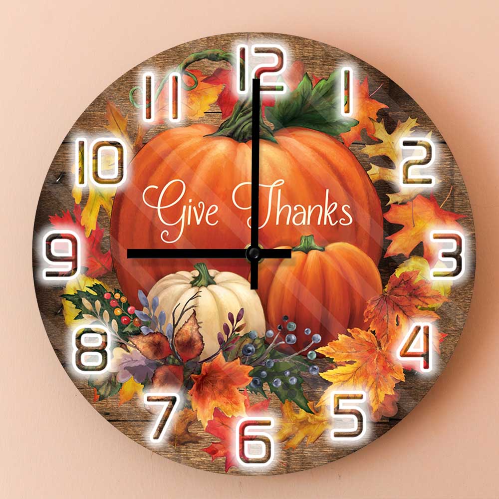 Wanduhr „Geben Sie Dank“ im mo – Home Decor Design Ideas Bewertung und Preis