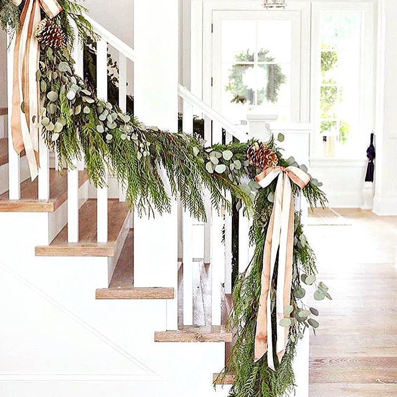 Weihnachtskranz, künstliche Ta – Home Decor Xmas Gifts Bewertung und Preis