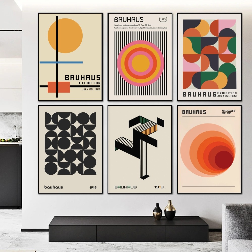 (2D-Blechmalerei) Bauhaus Geom – Home Decor Scrap Bewertung und Preis