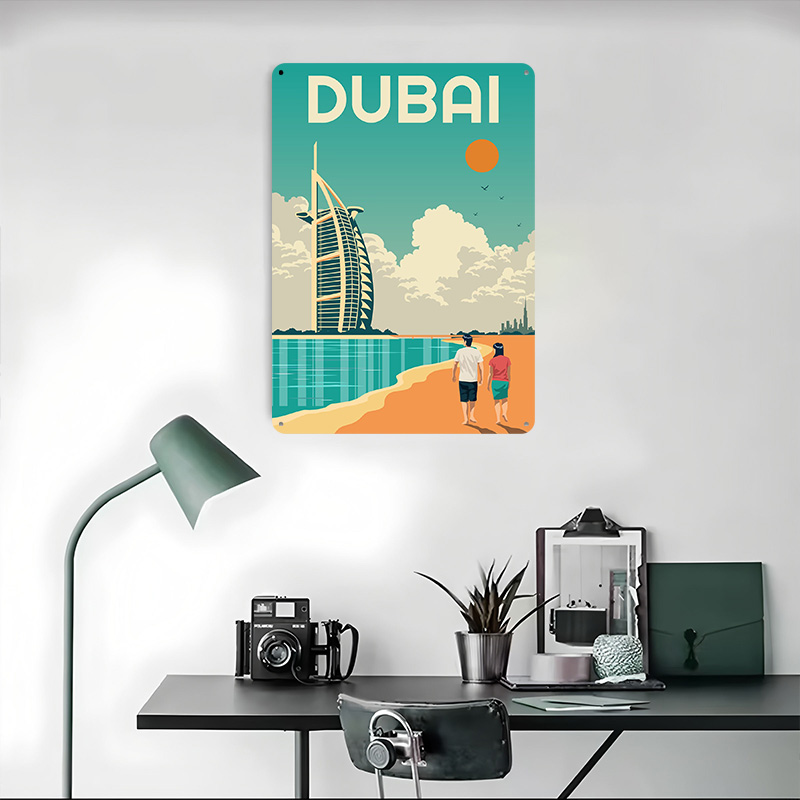 Dubai Reise-Poster, Bedruckte  – Home Decor Dubai Bewertung und Preis