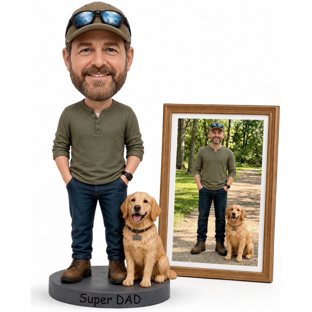 Personalisierte Wackelkopffigu – Home Decor From Clay Bewertung und Preis