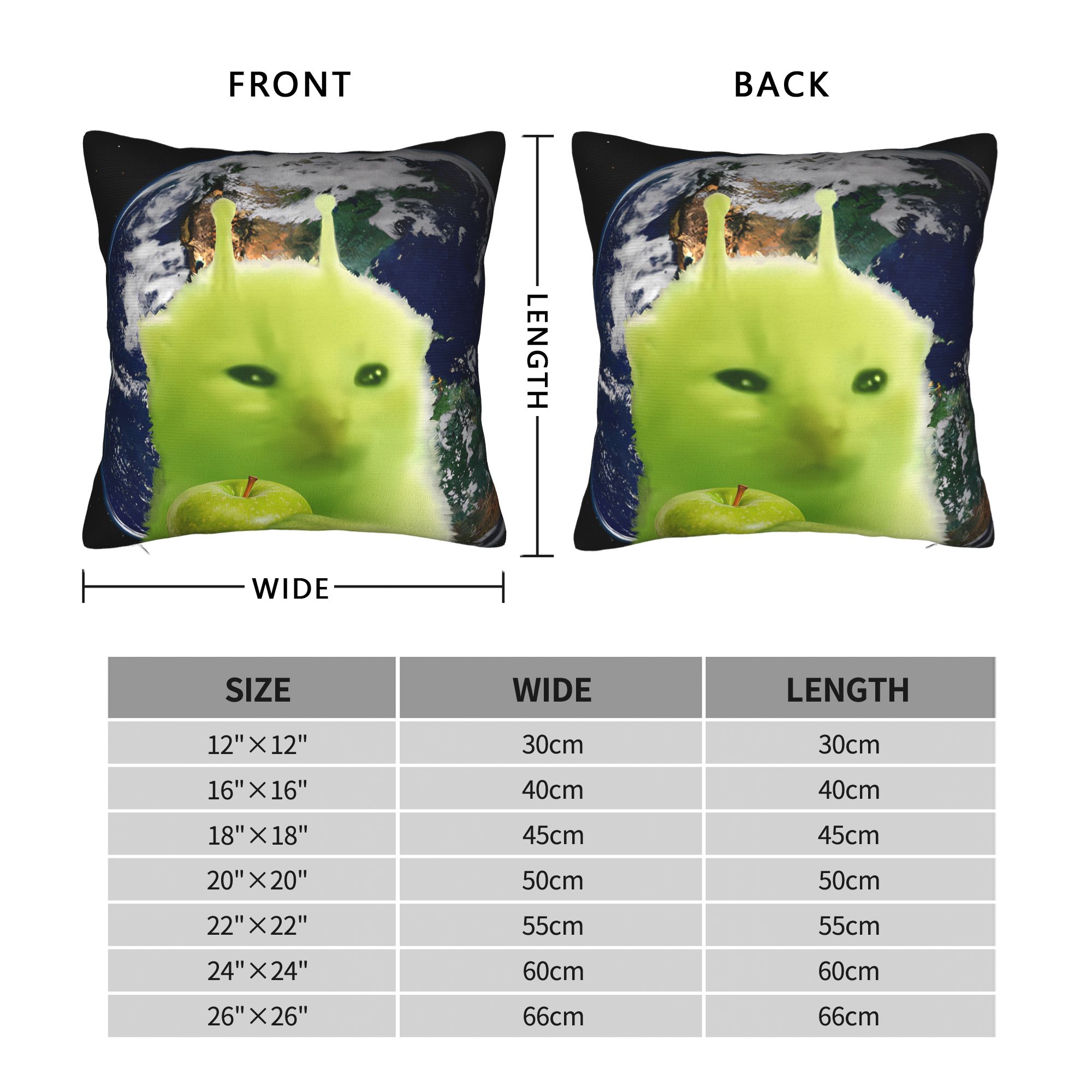 Grüner Alien-Katzen-Meme-Kisse – Home Decor Design Ideas Bewertung und Preis