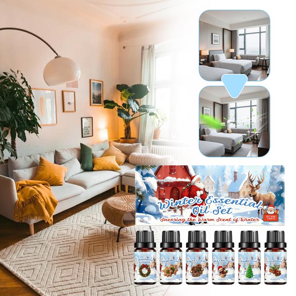Winter Ätherisches Öl Set 6PCS – Home Decor Xmas Gifts Bewertung und Preis