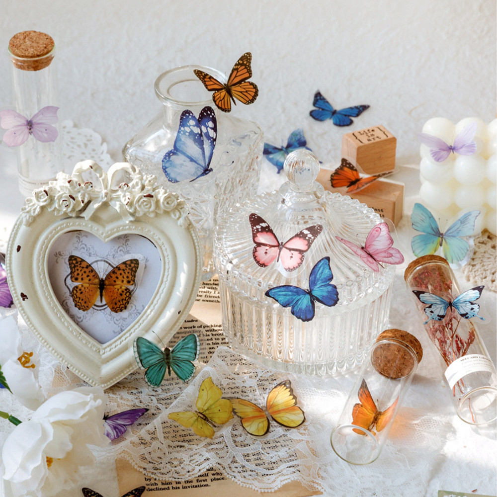 40 Teile/beutel Schmetterling  – Home Decor Scrap Bewertung und Preis