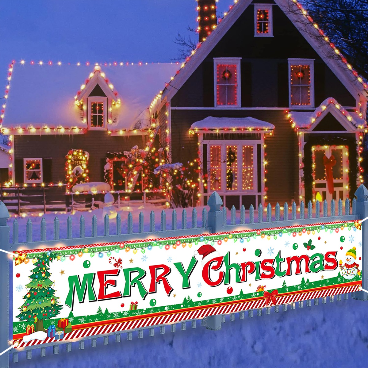 Weihnachtsbaum-Banner, Weihnac – Home Decor Xmas Gifts Bewertung und Preis